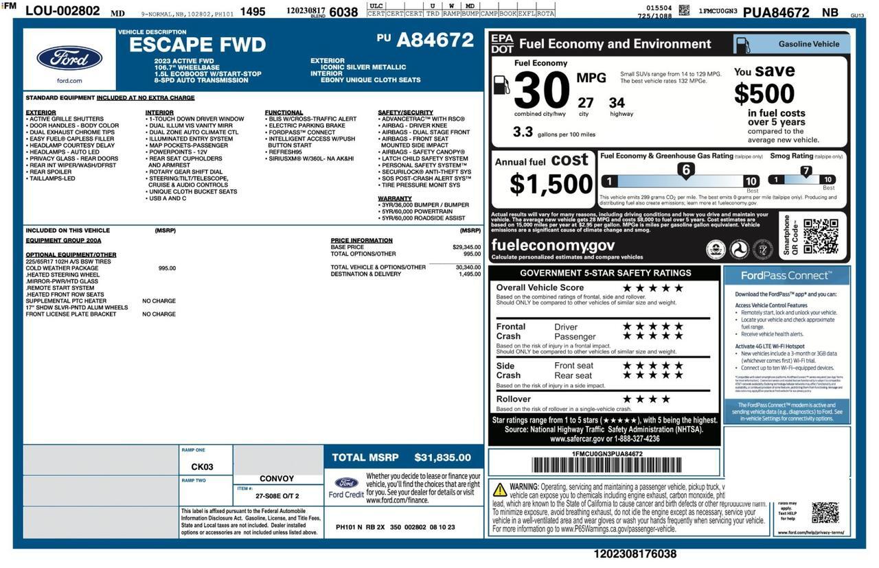 2023 Ford Escape Active Tallmadge OH