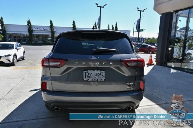 2023 Ford Escape ST-Line / AWD / Auto Start / Cold Weather Pkg / Heated Leather Trim Seats / Heated Steering Wheel / Blind Spot & Lane Departure Alert / Backup Camera / Keyless Entry & Start / Apple CarPlay & Android Auto / 1-Owner Anchorage AK