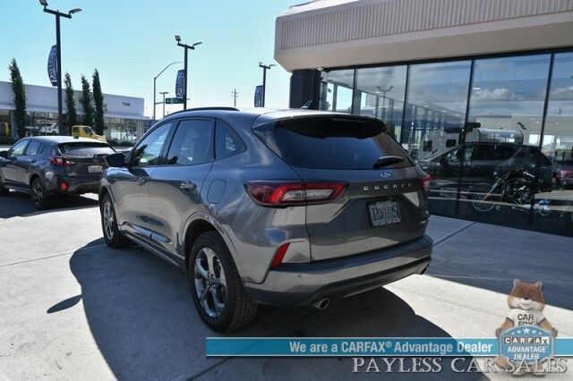 2023 Ford Escape ST-Line / AWD / Auto Start / Cold Weather Pkg / Heated Leather Trim Seats / Heated Steering Wheel / Blind Spot & Lane Departure Alert / Backup Camera / Keyless Entry & Start / Apple CarPlay & Android Auto / 1-Owner Anchorage AK