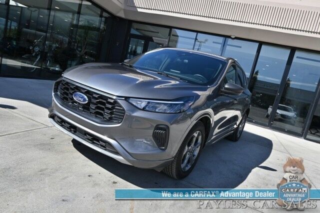 2023 Ford Escape ST-Line / AWD / Auto Start / Cold Weather Pkg / Heated Leather Trim Seats / Heated Steering Wheel / Blind Spot & Lane Departure Alert / Backup Camera / Keyless Entry & Start / Apple CarPlay & Android Auto / 1-Owner Anchorage AK