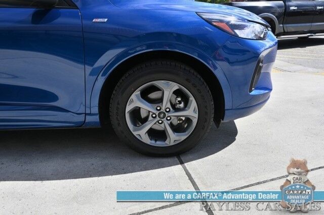 2023 Ford Escape ST-Line / AWD / Cold Weather Pkg / Auto Start / Power & Heated Leather Seats / Heated Steering Wheel / Lane Watch & Blind Spot / Apple CarPlay & Android Auto / Back Up Cam / 32 MPG / 1-Owner Anchorage AK