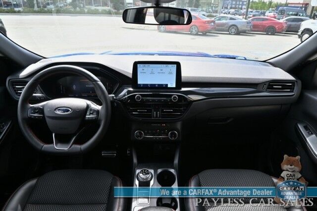 2023 Ford Escape ST-Line / AWD / Cold Weather Pkg / Auto Start / Power & Heated Leather Seats / Heated Steering Wheel / Lane Watch & Blind Spot / Apple CarPlay & Android Auto / Back Up Cam / 32 MPG / 1-Owner Anchorage AK