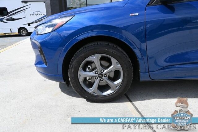 2023 Ford Escape ST-Line / AWD / Cold Weather Pkg / Auto Start / Power & Heated Leather Seats / Heated Steering Wheel / Lane Watch & Blind Spot / Apple CarPlay & Android Auto / Back Up Cam / 32 MPG / 1-Owner Anchorage AK