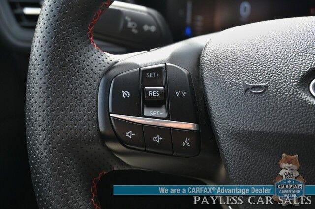 2023 Ford Escape ST-Line / AWD / Cold Weather Pkg / Auto Start / Power & Heated Leather Seats / Heated Steering Wheel / Lane Watch & Blind Spot / Apple CarPlay & Android Auto / Back Up Cam / 32 MPG / 1-Owner Anchorage AK