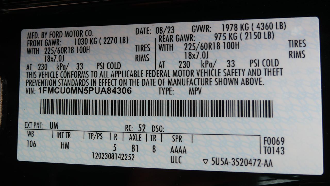 2023 Ford Escape ST-Line San Juan TX