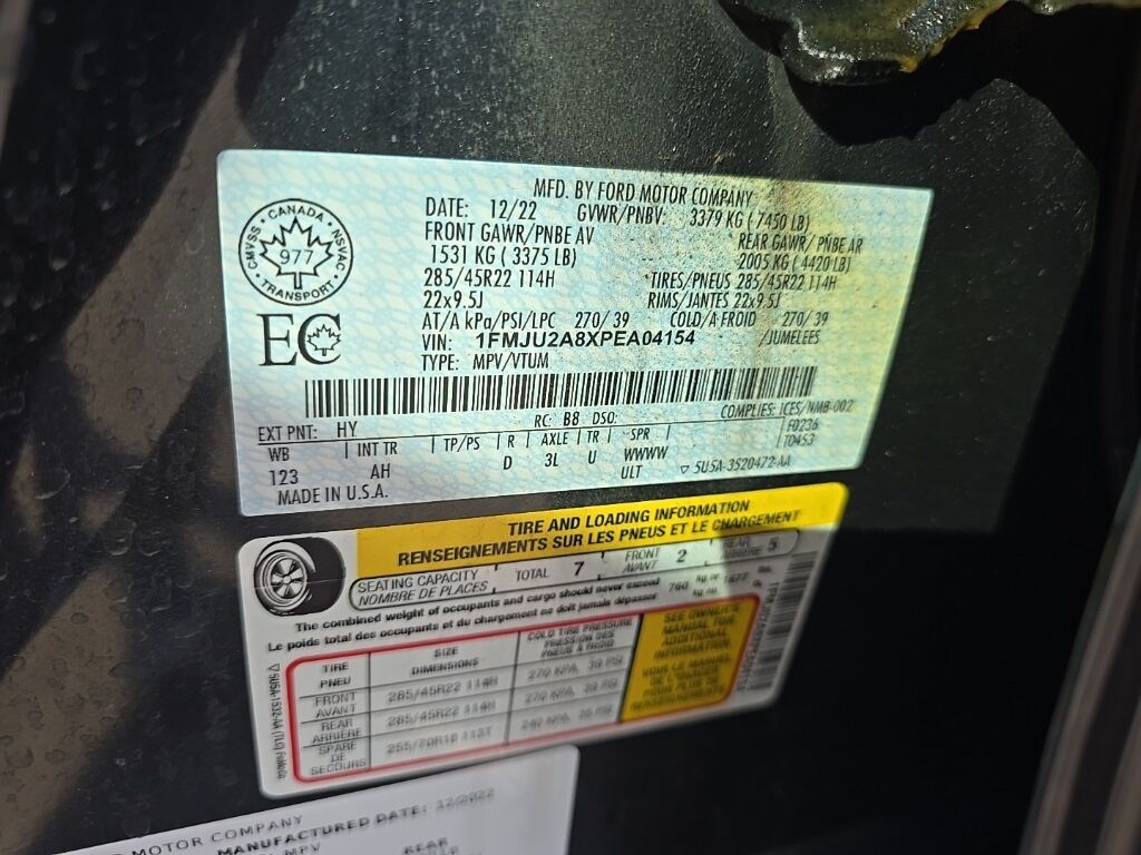 2023 Ford Expedition Limited 4WD 7 Passenger Minocqua WI