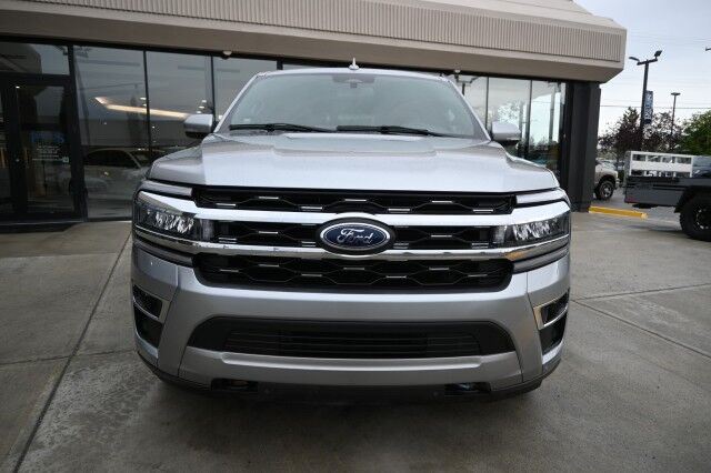 2023 Ford Expedition Limited / 4X4 / Auto Start / Heated & Cooled Leather Seats / Heated Steering Wheel / Panoramic Sunroof / NAV / B&O Speakers / Adaptive Cruise / Lane Depart & Blind Spot / Rear Captain Chairs / 3rd Row / Seats 7 / 1-Owner Anchorage AK