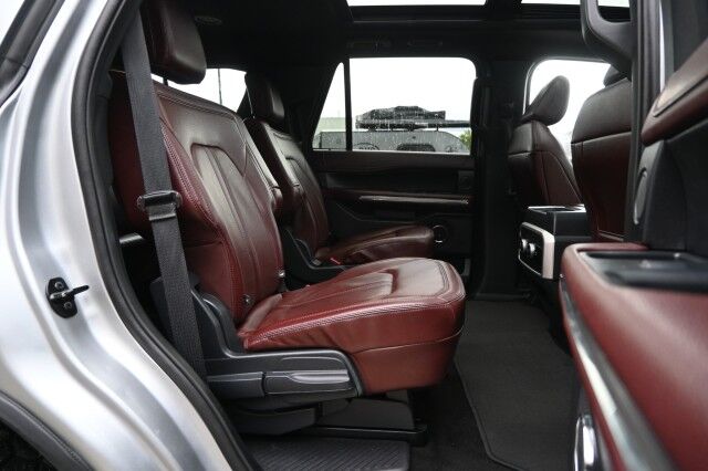 2023 Ford Expedition Limited / 4X4 / Auto Start / Heated & Cooled Leather Seats / Heated Steering Wheel / Sunroof / NAV / B&O Speakers / Adaptive Cruise / Lane Depart & Blind Spot / Rear Captain Chairs / 3rd Row / Seats 7 / 1-Owner Anchorage AK