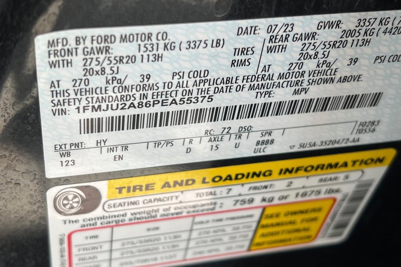 2023 Ford Expedition Limited Ontario OR