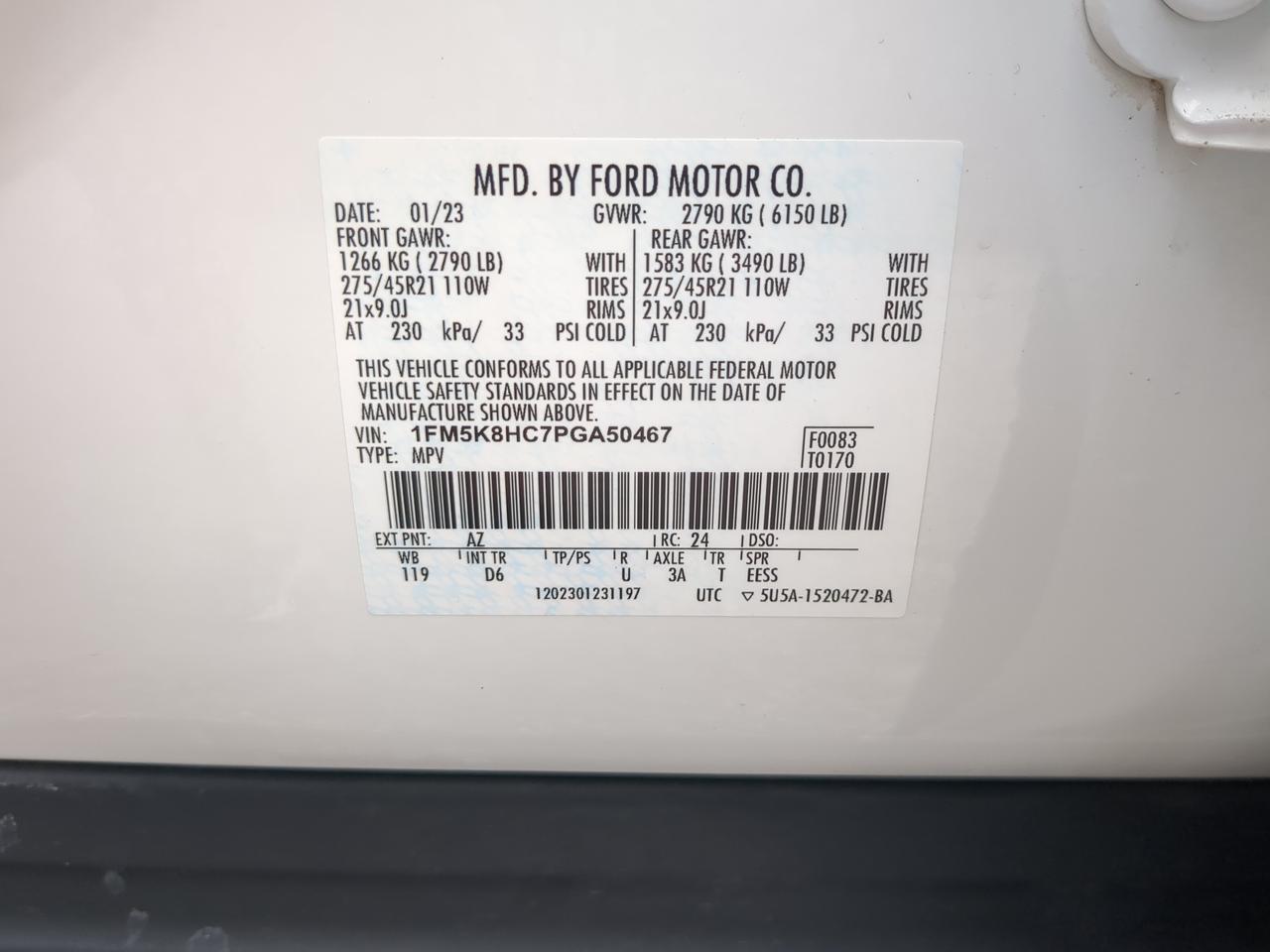 2023 Ford Explorer Platinum Winder GA