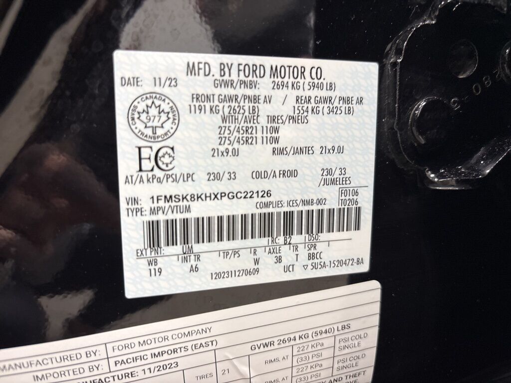2023 Ford Explorer ST-Line 4WD Minocqua WI