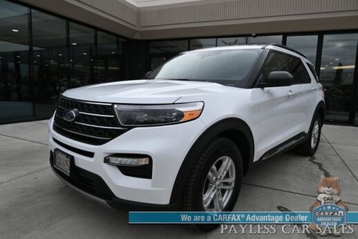 2023 Ford Explorer XLT / AWD / Auto Start / Co-Pilot 360 / Power & Heated Leather Seats / Heated Steering Wheel / Lane Departure & Blind Spot Alert / Apple CarPlay & Android Auto / 3rd Row / Seats 7 / Back Up Camera / 1-Owner Anchorage AK