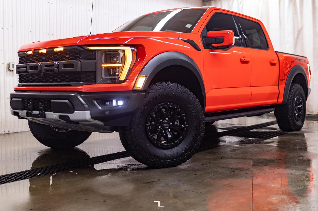 2023 Ford F-150 4x4 Super Crew Raptor Leather Roof Nav BCam Red Deer AB