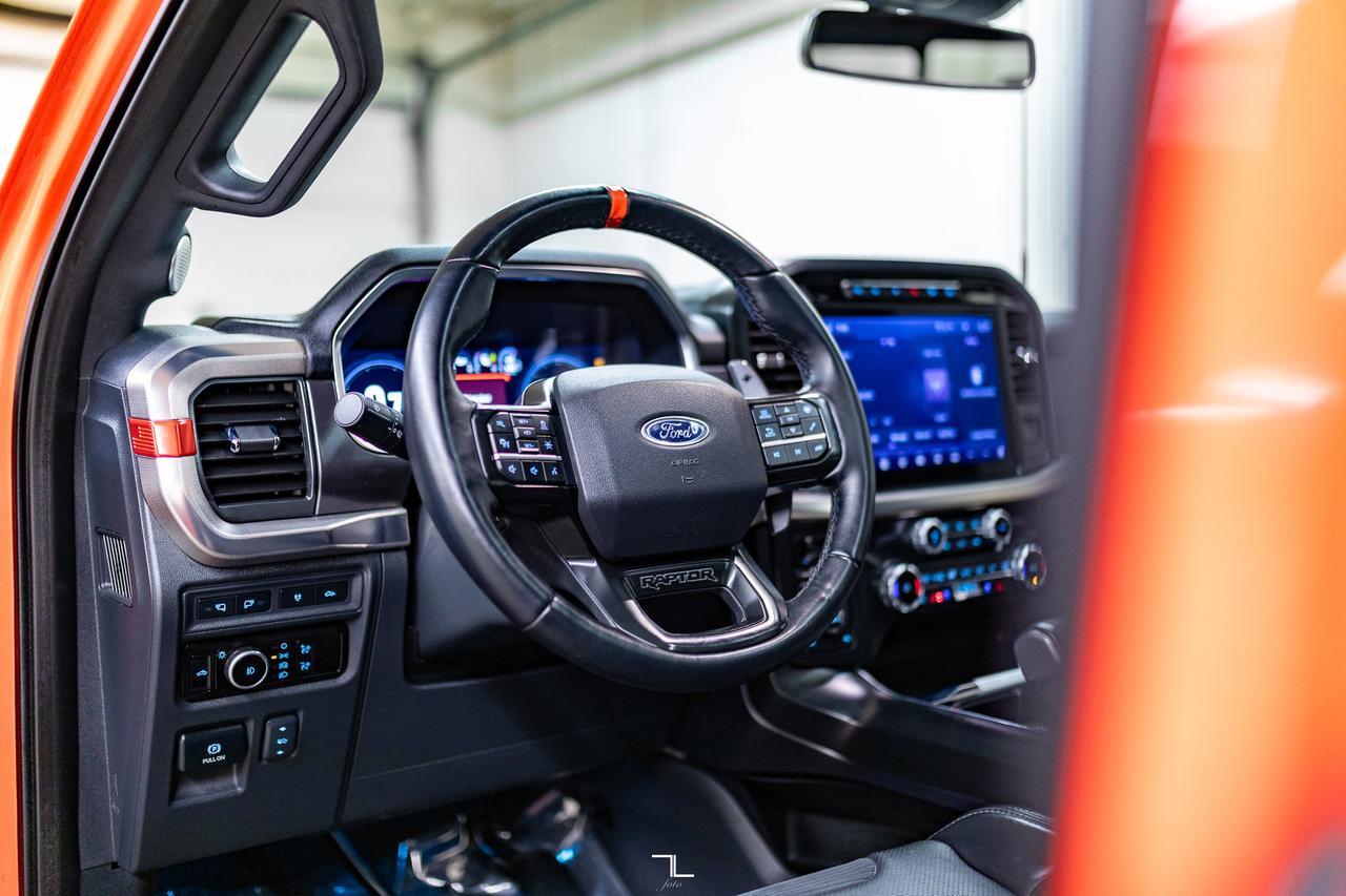 2023 Ford F-150 4x4 Super Crew Raptor Leather Roof Nav BCam Red Deer AB