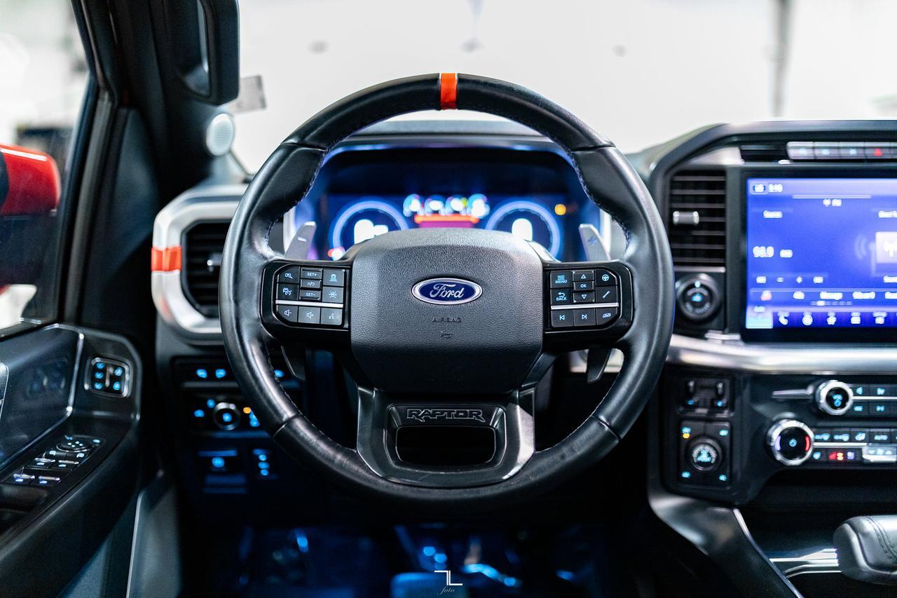 2023 Ford F-150 4x4 Super Crew Raptor Leather Roof Nav BCam Red Deer AB