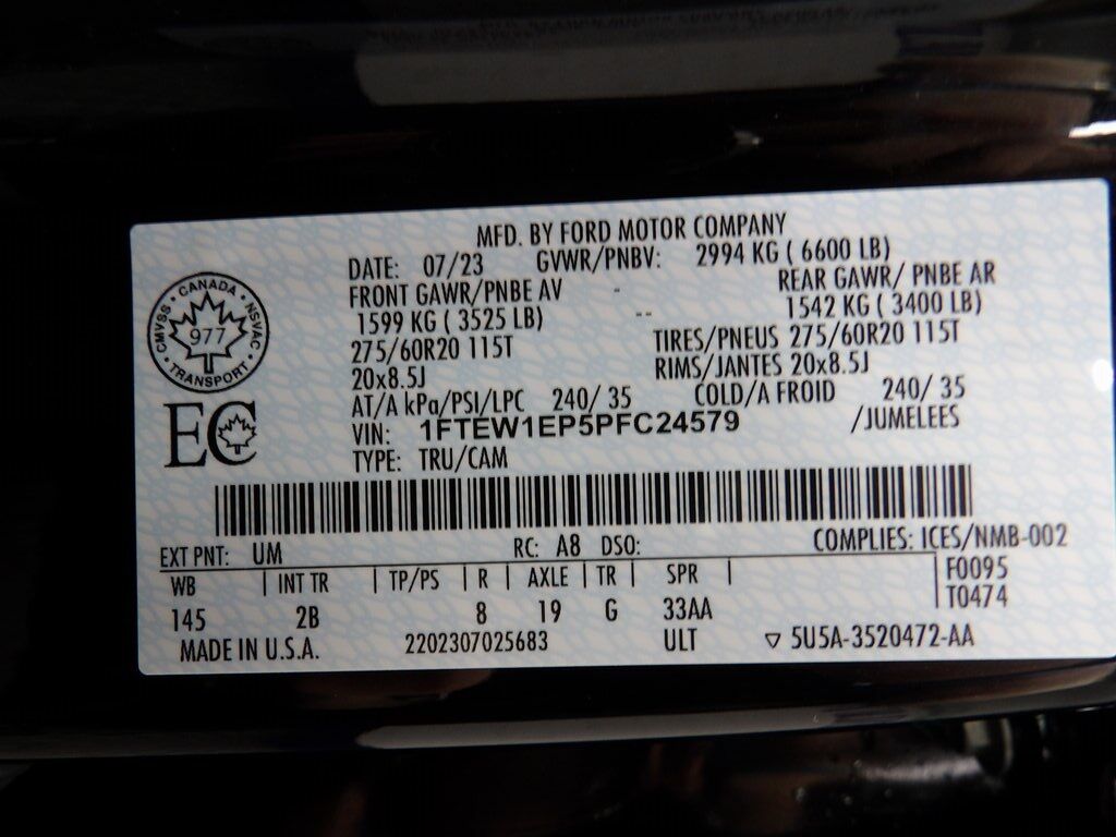2023 Ford F-150 4x4 SuperCrew Lariat Fond du Lac WI