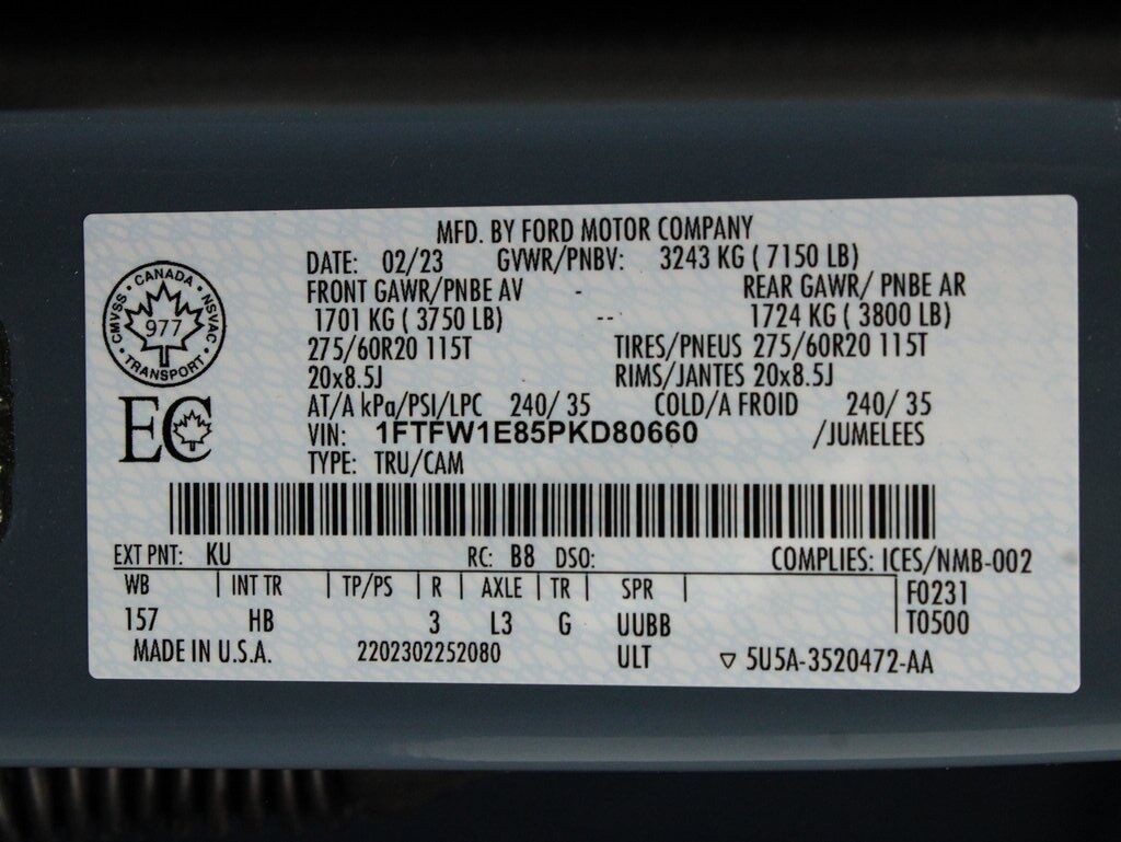 2023 Ford F-150 4x4 SuperCrew Lariat Fond du Lac WI