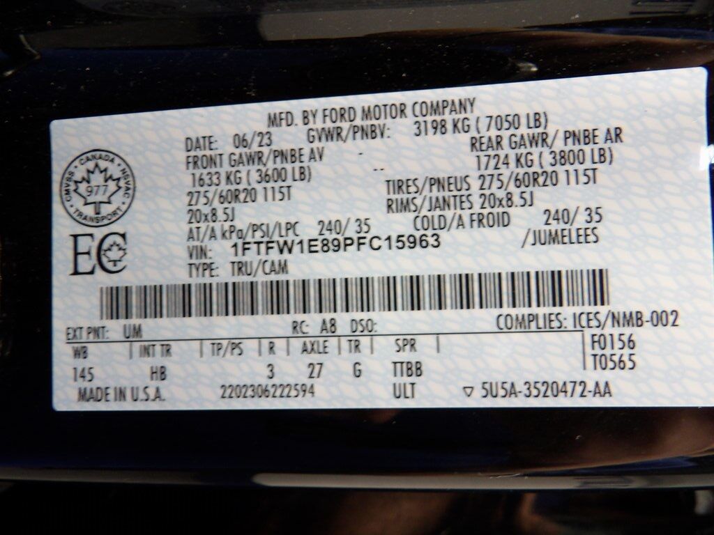 2023 Ford F-150 4x4 SuperCrew Lariat Fond du Lac WI