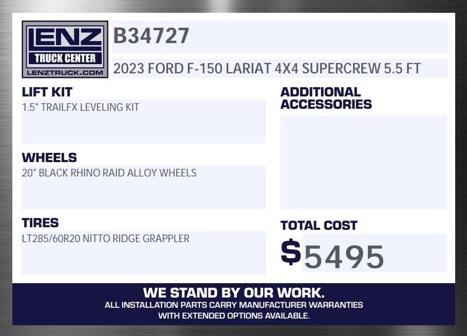 2023 Ford F-150 4x4 SuperCrew Lariat Fond du Lac WI