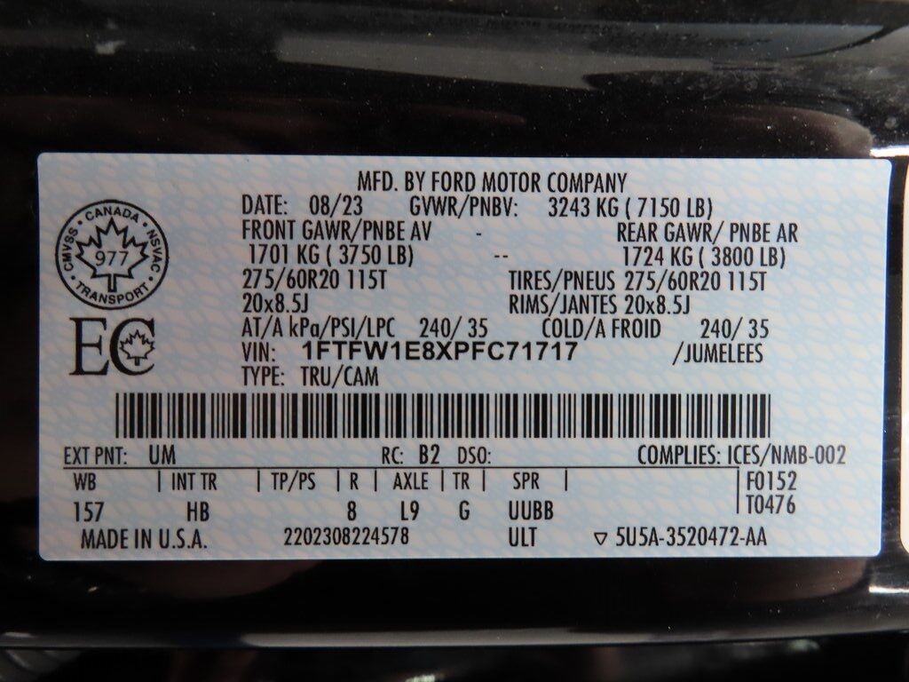 2023 Ford F-150 4x4 SuperCrew Lariat Fond du Lac WI