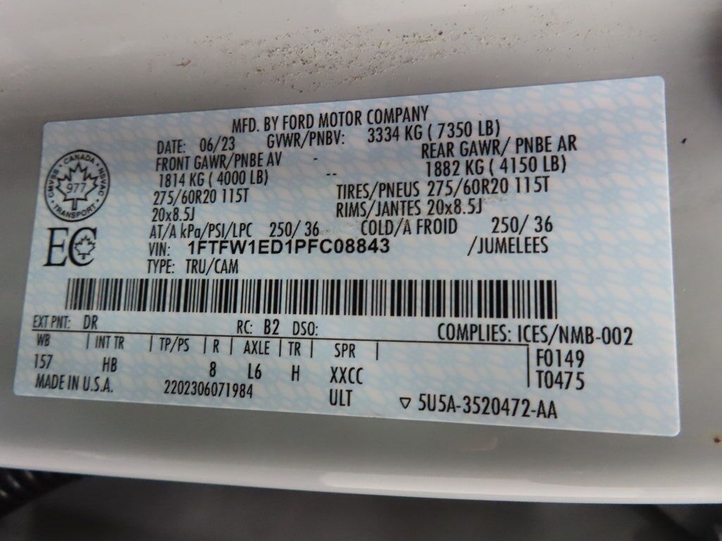 2023 Ford F-150 4x4 SuperCrew Lariat Fond du Lac WI