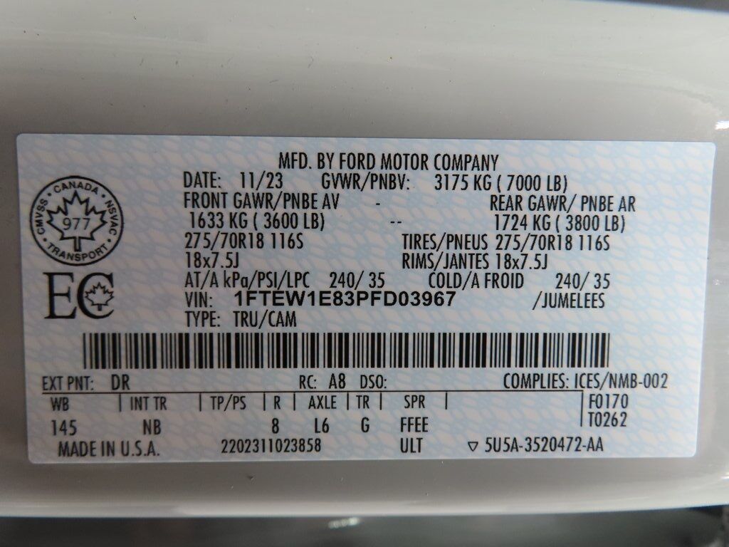 2023 Ford F-150 4x4 SuperCrew Tremor Fond du Lac WI