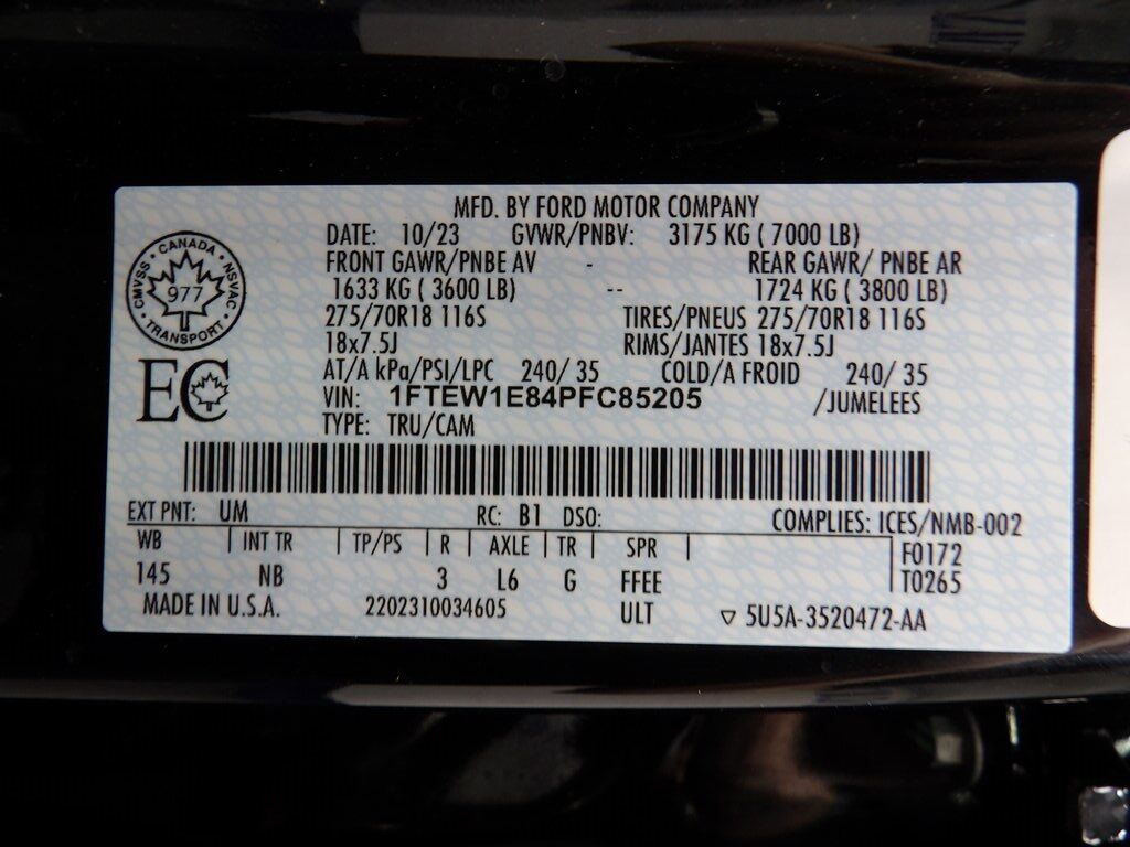 2023 Ford F-150 4x4 SuperCrew Tremor Fond du Lac WI