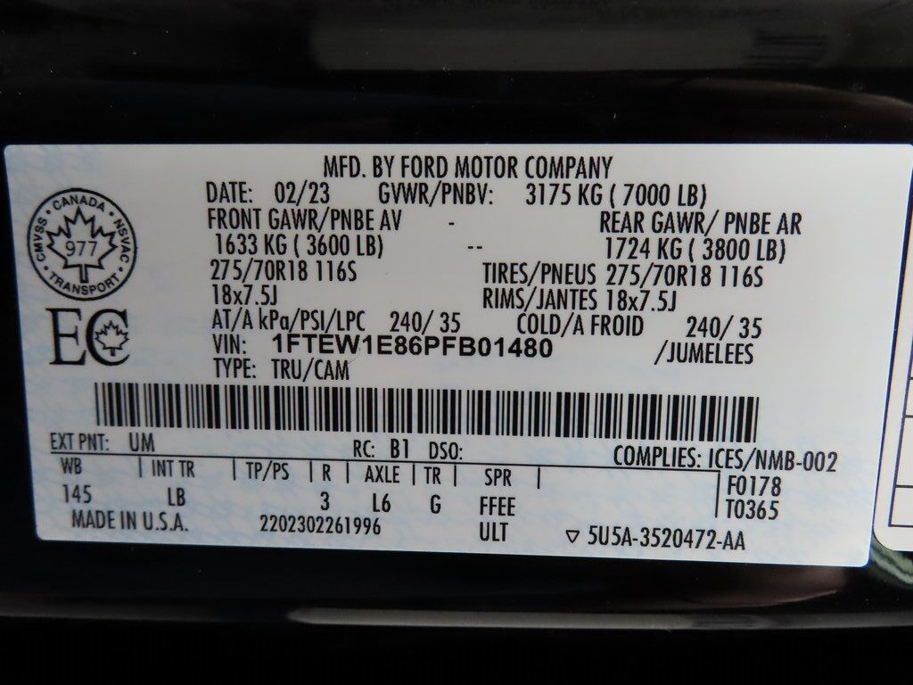 2023 Ford F-150 4x4 SuperCrew Tremor Fond du Lac WI