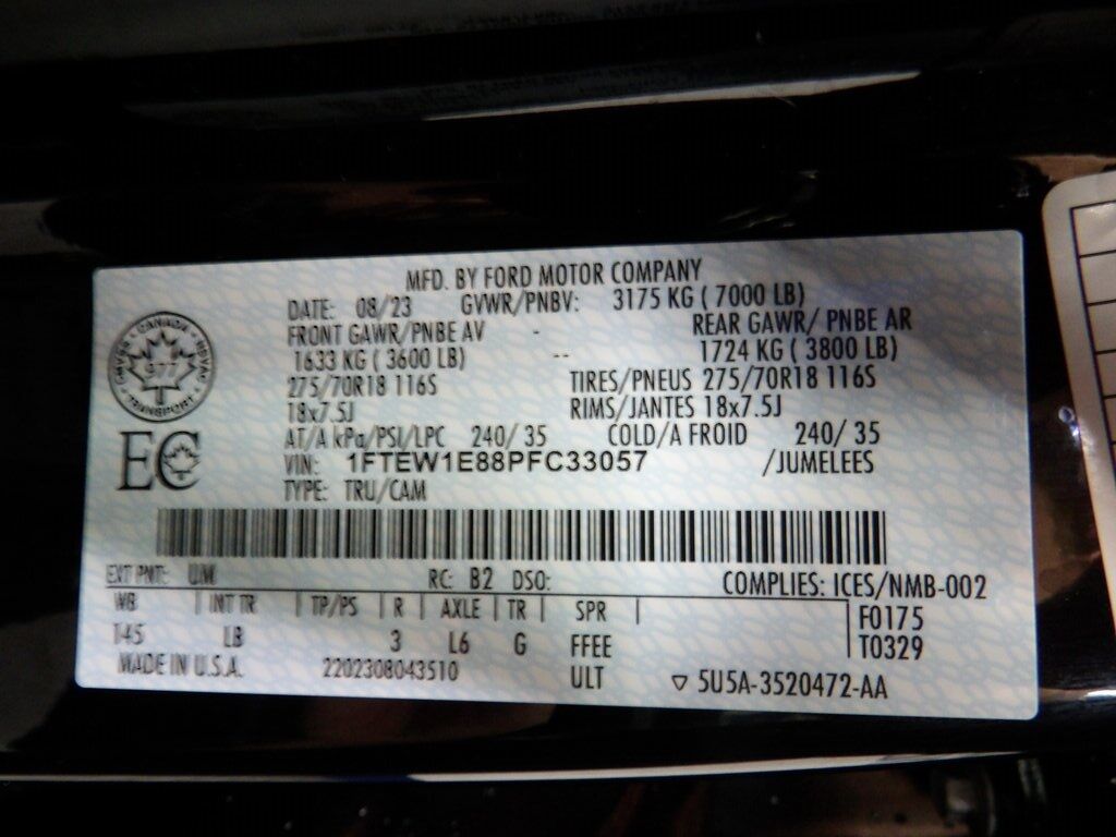 2023 Ford F-150 4x4 SuperCrew Tremor Fond du Lac WI