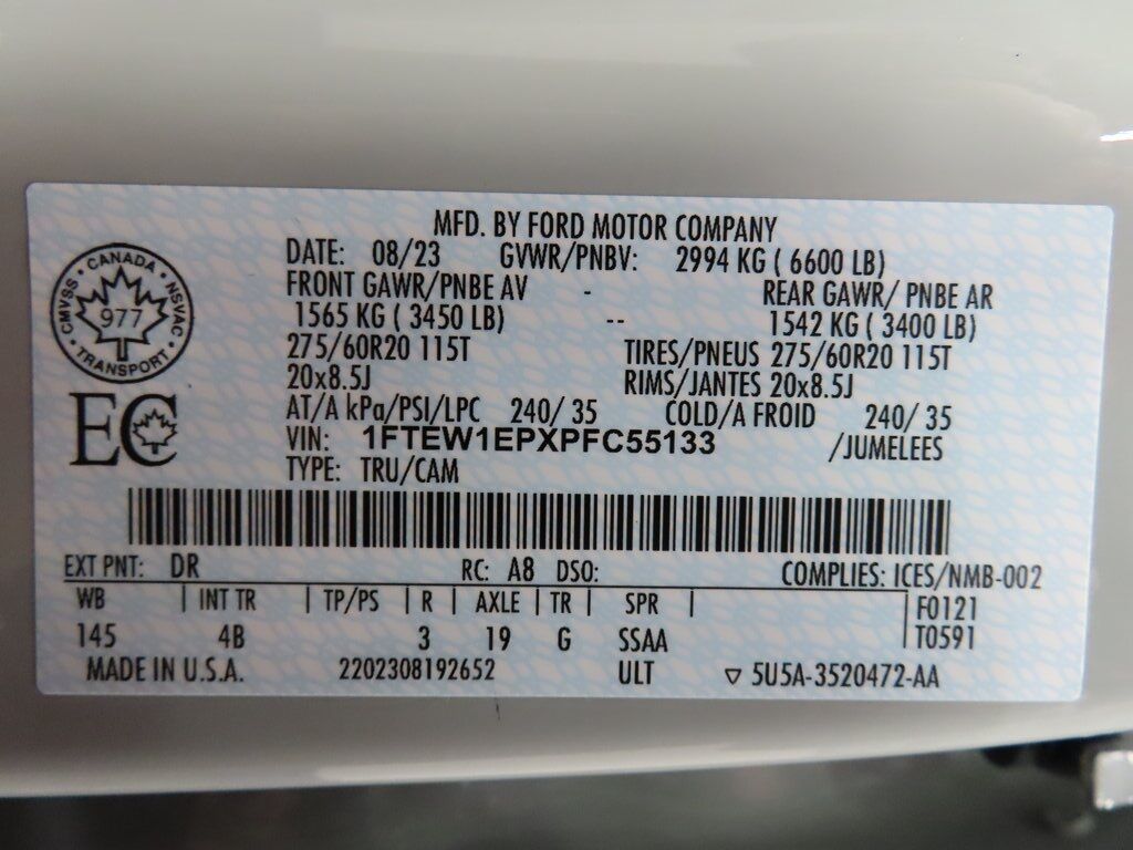 2023 Ford F-150 4x4 SuperCrew XLT Fond du Lac WI