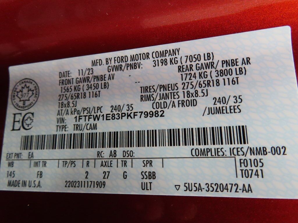 2023 Ford F-150 4x4 SuperCrew XLT Fond du Lac WI