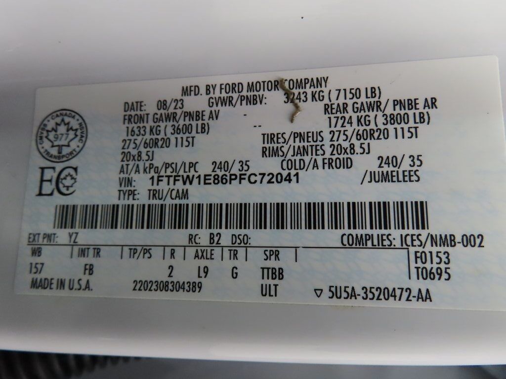 2023 Ford F-150 4x4 SuperCrew XLT Fond du Lac WI