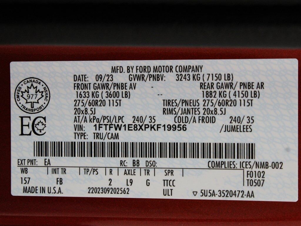 2023 Ford F-150 4x4 SuperCrew XLT Fond du Lac WI