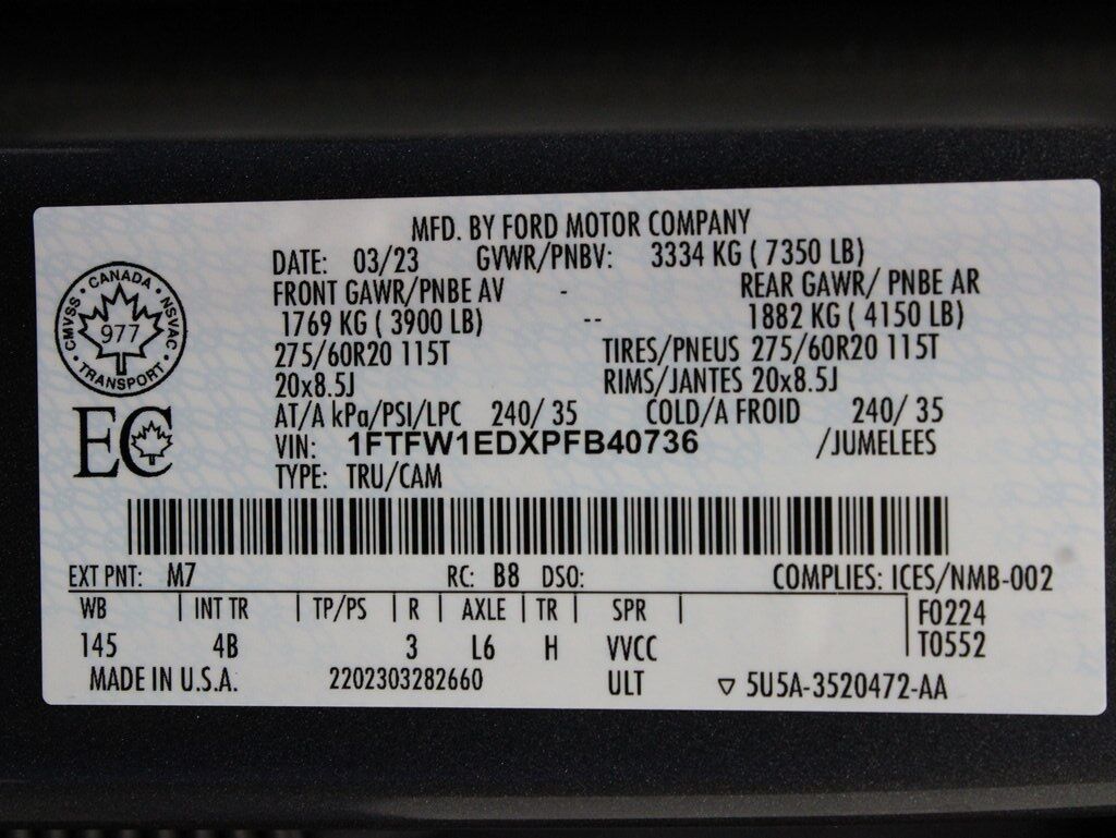 2023 Ford F-150 4x4 SuperCrew XLT Fond du Lac WI