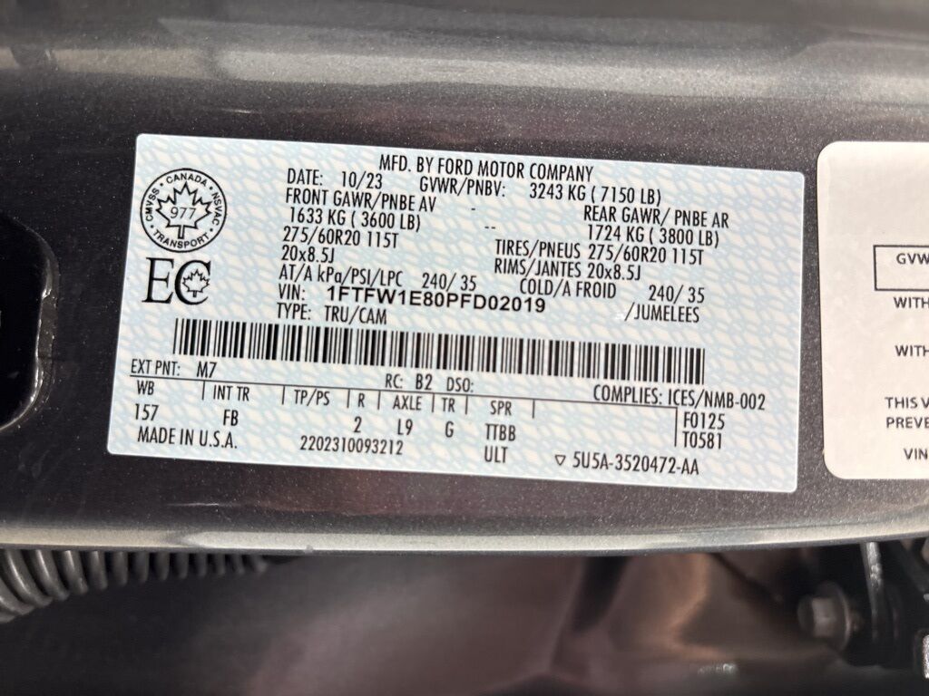2023 Ford F-150 4x4 SuperCrew XLT Minocqua WI