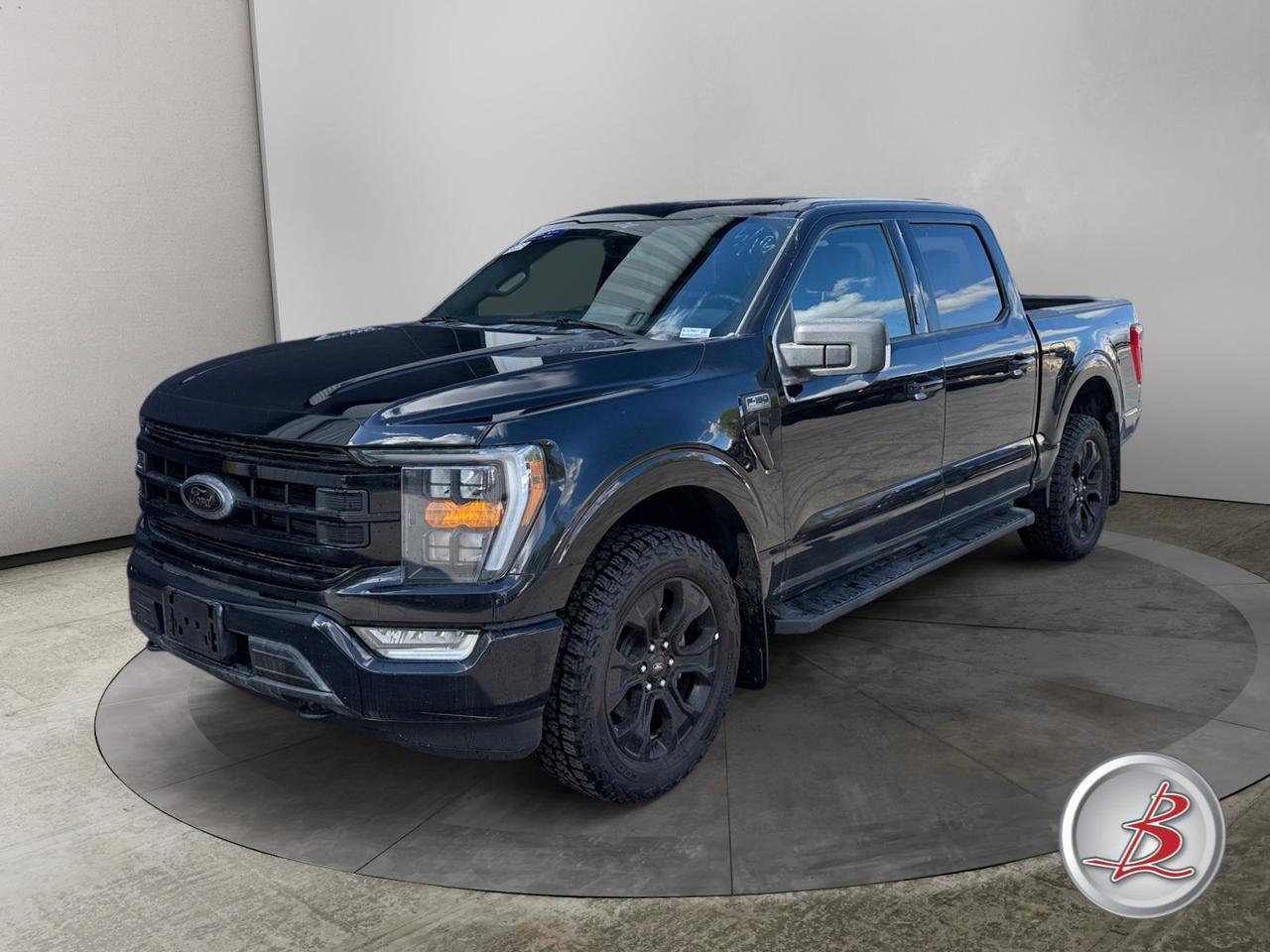 2023 Ford F-150 Crew Cab 4x4 XLT FX4 Black Sport Pkg 3.5 Ecoboost