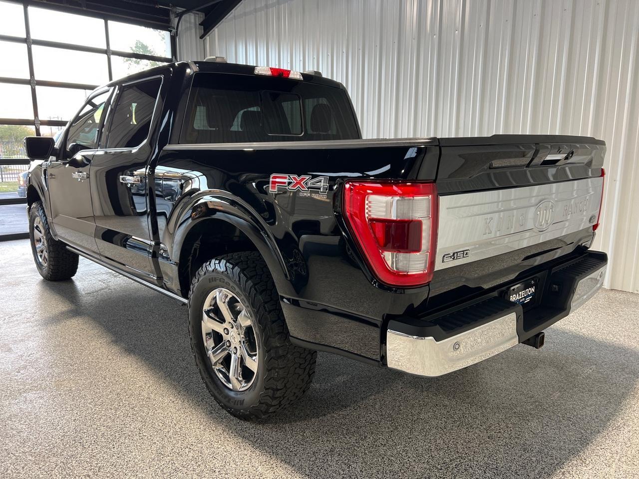 2023 Ford F-150 King Ranch, 601A Pkg, Pano Roof, Leveling Kit, Max Tow, FX4, Pro Power