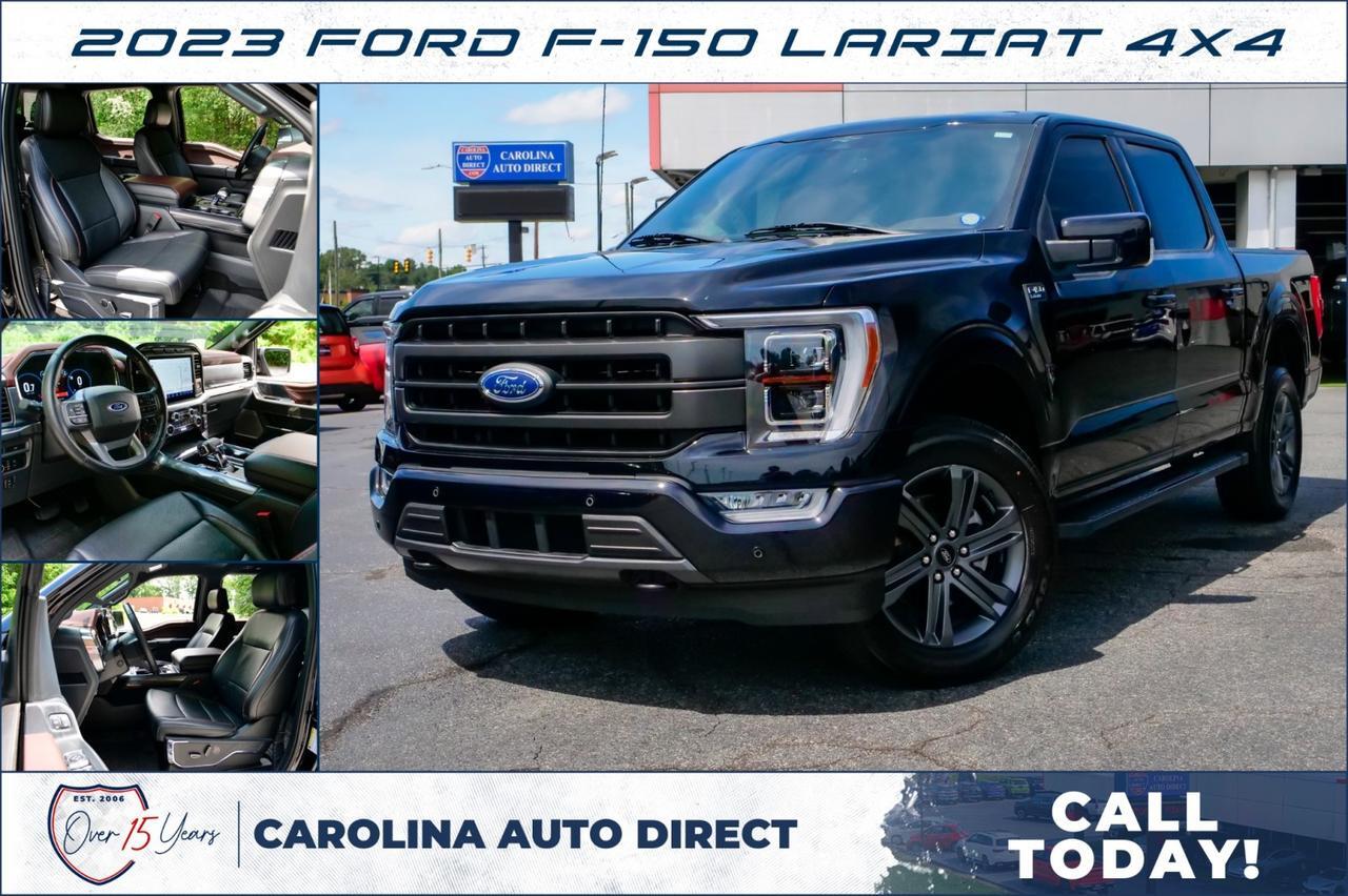 2023 Ford F-150 LARIAT 4X4 / B&O Sound / Cooled Seats / V6 EcoBoost! Lincolnton NC