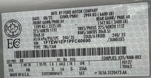 2023 Ford F-150 Lariat Highlands Ranch CO