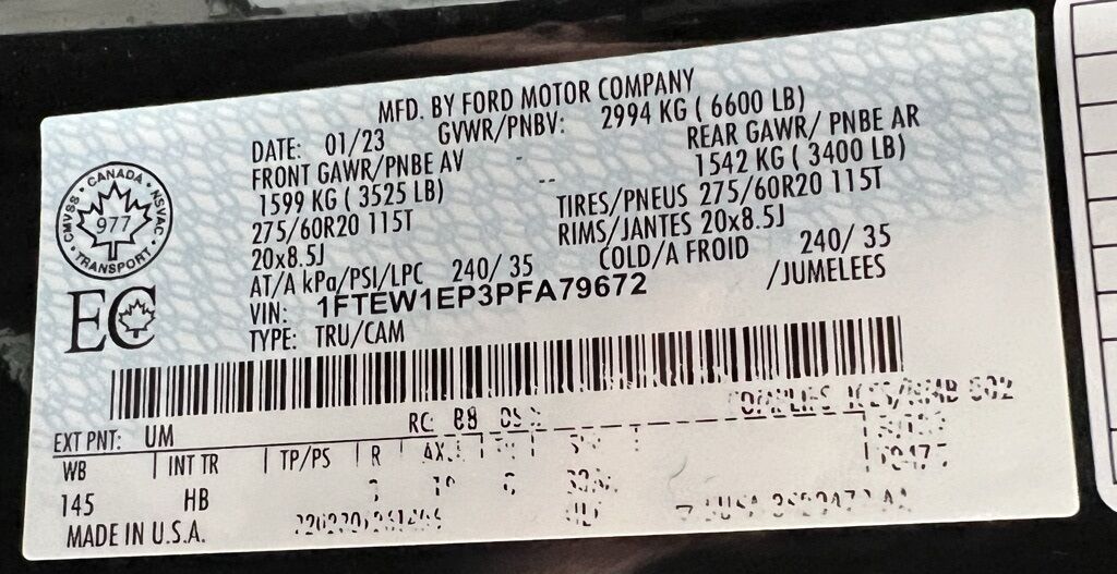 2023 Ford F-150 Lariat Highlands Ranch CO