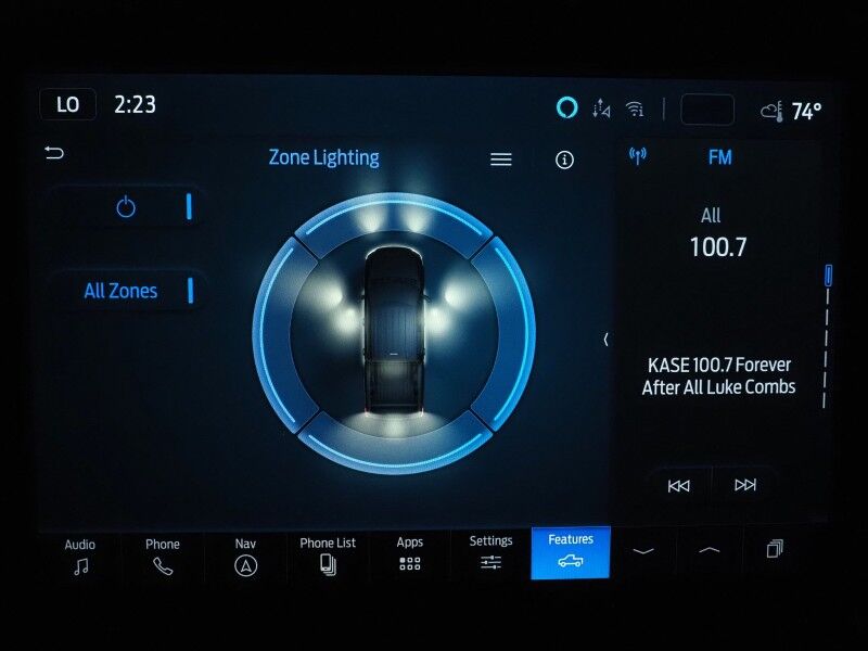 2023 Ford F-150 Lightning XLT 4WD *NAVIGATION, BLIND SPOT ALERT, LANE KEEP ASSIST, COLLISION ALERT w/BRAKING, 360 VIEW CAMERAS, COLOR TOUCHSCREEN, HEATED SEATS, LED HEADLIGHTS, BED LINER, SIDE STEPS, ALLOY WHEELS, ANDROID & APPLE Round Rock TX