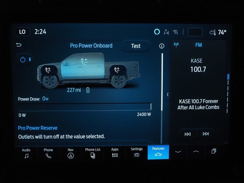 2023 Ford F-150 Lightning XLT 4WD *NAVIGATION, BLIND SPOT ALERT, LANE KEEP ASSIST, COLLISION ALERT w/BRAKING, 360 VIEW CAMERAS, COLOR TOUCHSCREEN, HEATED SEATS, LED HEADLIGHTS, BED LINER, SIDE STEPS, ALLOY WHEELS, ANDROID & APPLE Round Rock TX