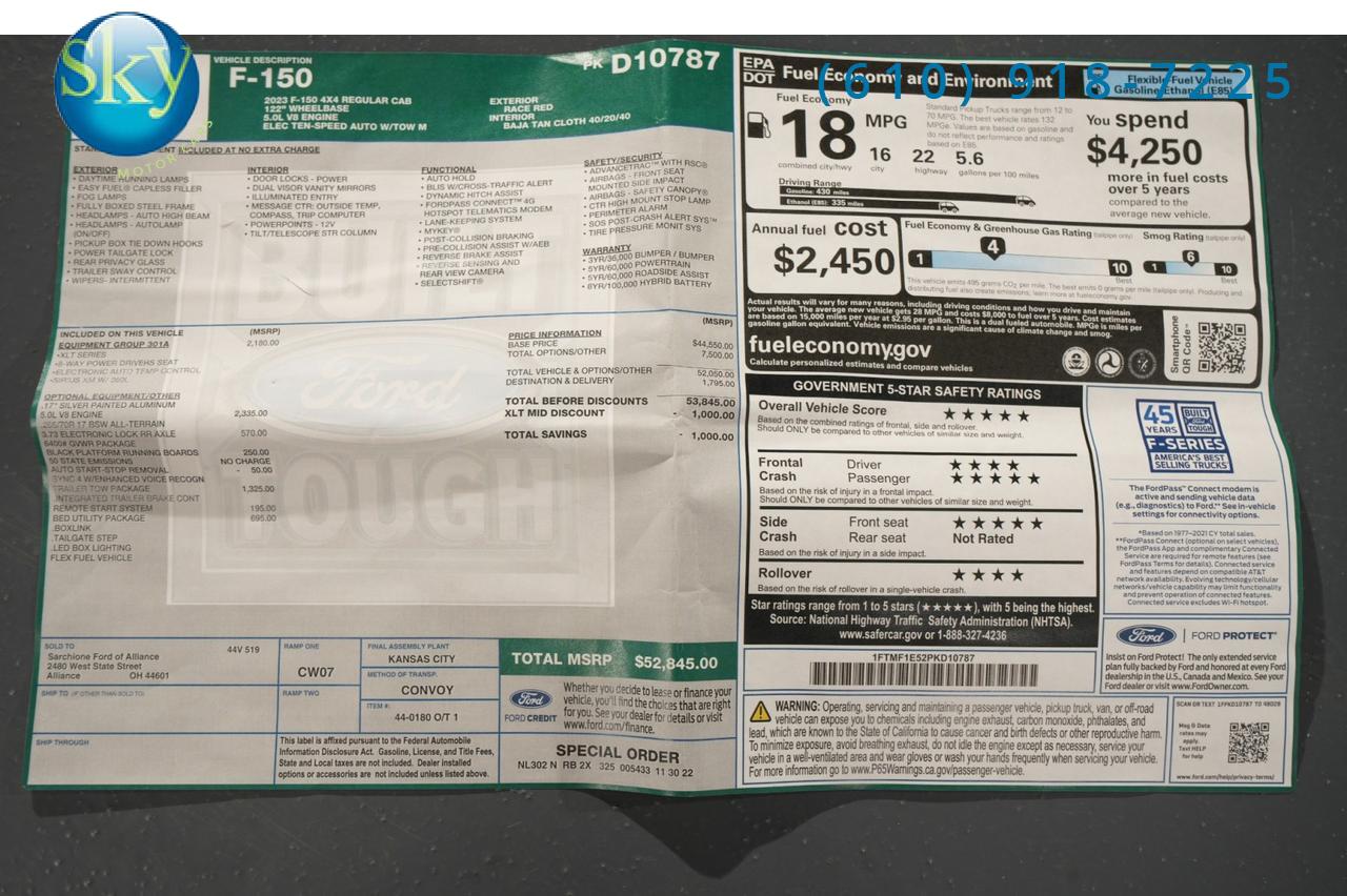 2023 Ford F-150 Regular Cab 4WD XLT SUPERCHARGED 700 HP West Chester PA