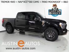 Ford F-150 Tremor Super Crew 4WD *NAVIGATION, ADAPTIVE CRUISE, SAFETY ALERTS, 360 VIEW CAMERAS, TWIN PANEL MOONROOF, LEATHER, CLIMATE SEATS, HEATED STEERING, REMOTE START, BANG & OLUFSEN, WIRELESS CHARGING, ANDROID & APPLE 2023