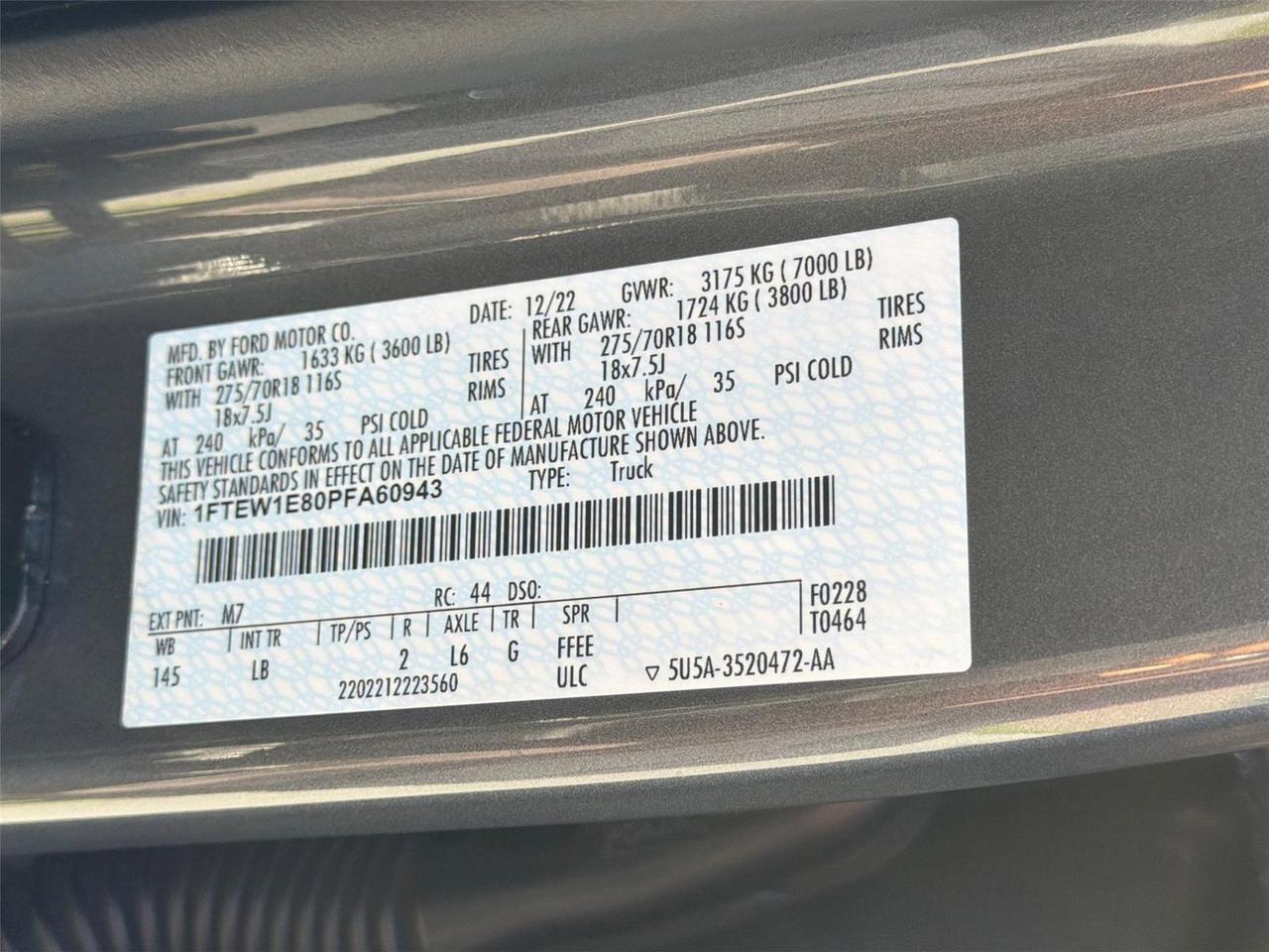 2023 Ford F-150 Tremor Hagerstown MD