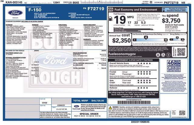 2023 Ford F-150 XL Raleigh NC