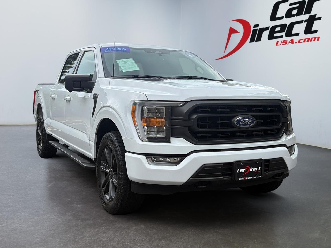 2023 Ford F-150 XLT, MAX TOW PACKAGE, XLT APPEARANCE PACKAGE, AUTO START/STOP, RUNNING BOARDS, 360 BACKUP CAMERA, BLIND SPOT, LANE KEEP ASSIST, PRE-COLLISION ALERT, APPLE CARPLAY/ANDROID AUTO, TWIN PANEL MOONROOF, HEATED SEATS, POWER TAILGATE, ONLY 1 OWNER, CLEAN CA