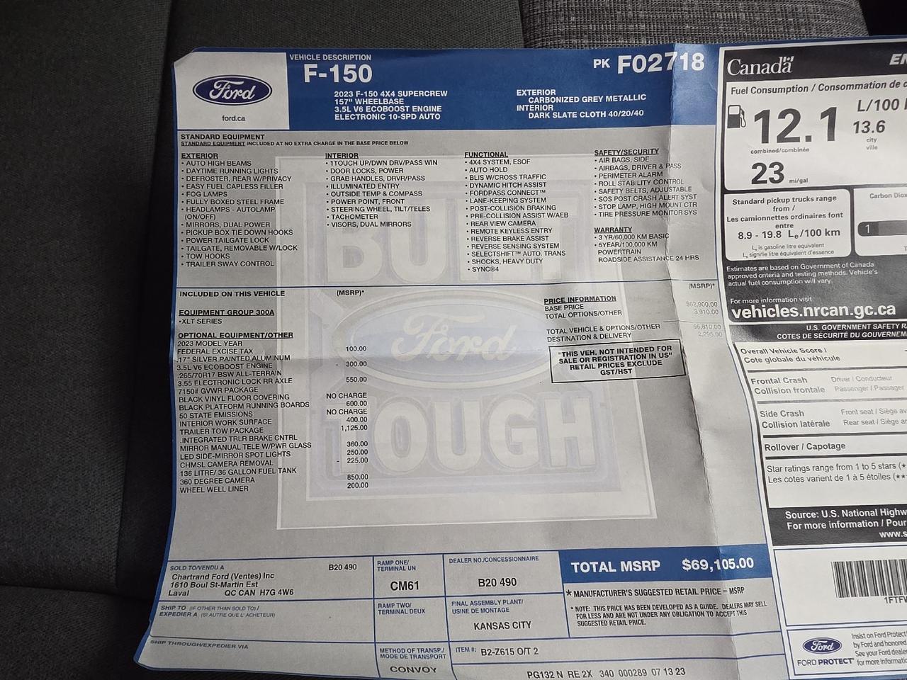 2023 Ford F-150 XLT Sand Lake NY