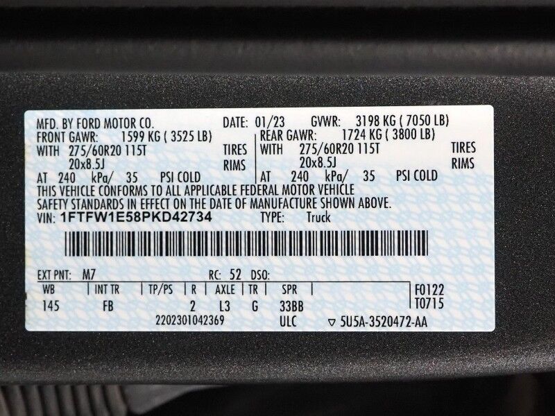 2023 Ford F-150 XLT SuperCrew 4WD *FX4 OFF-ROAD PKG, GROUP 302A, SPORT APPEARANCE PKG, 5.0L V8, NAVIGATION, SAFETY ALERTS, BACKUP-CAMERA, COLOR TOUCHSCREEN, HEATED SEATS, REMOTE START, TRAILER TOW PKG, 20 INCH WHEELS, ANDROID & APPLE Round Rock TX
