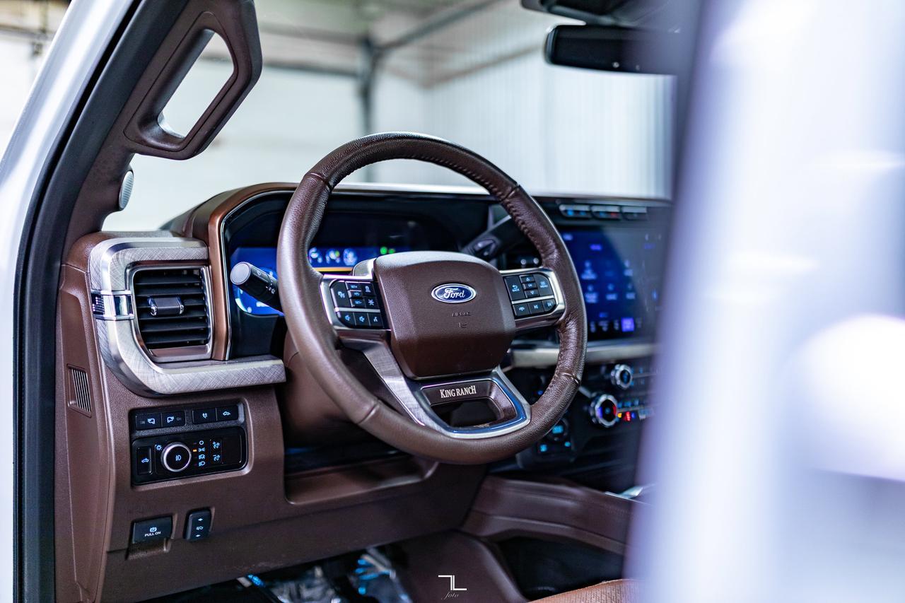 2023 Ford F-350 4x4 Crew Cab King Ranch Longbox Diesel Leather Roof Nav Red Deer AB